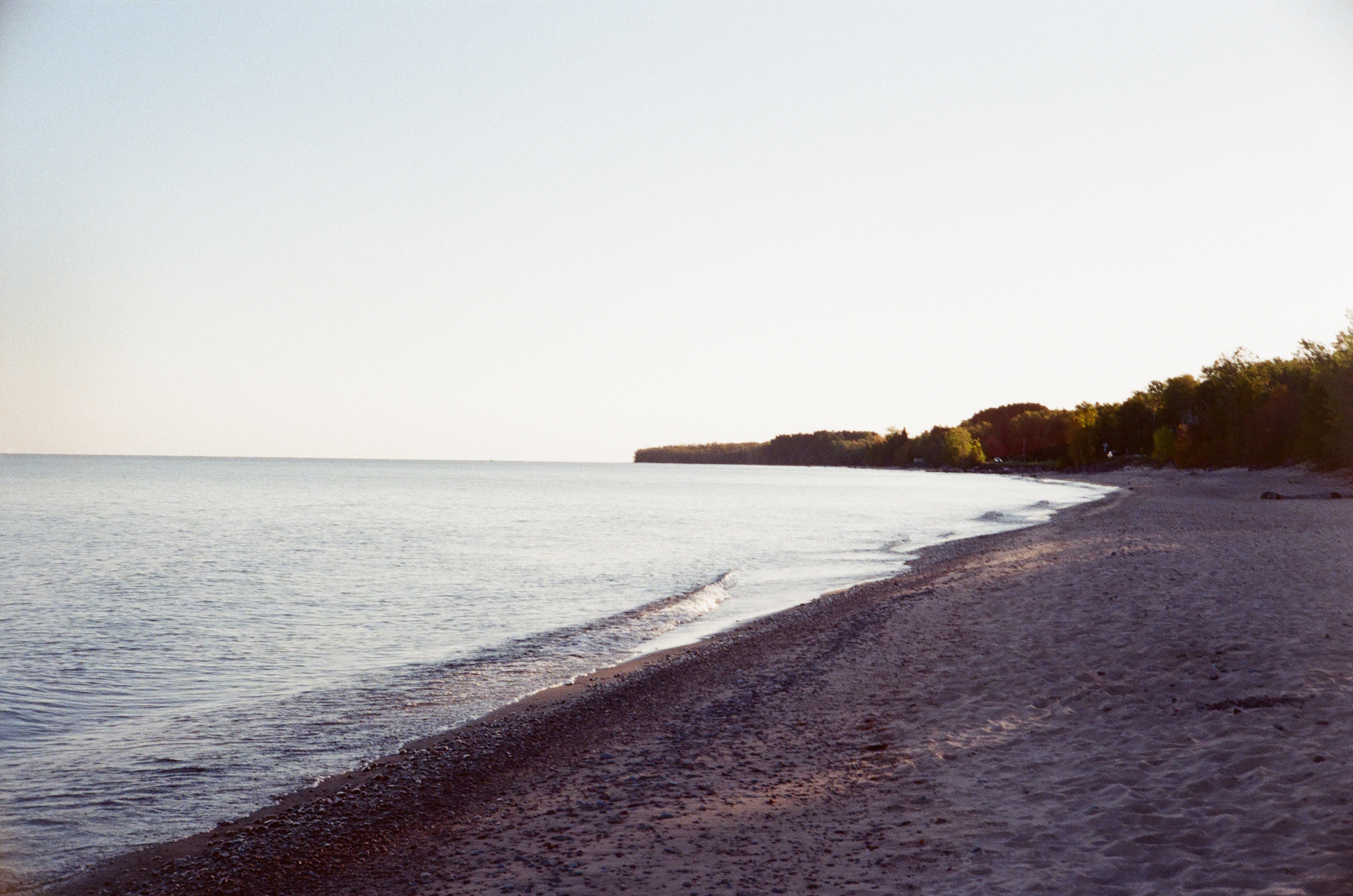 Porcupine Mountains State Park, Ontonagon MI - Morning Lake Superior Shorline